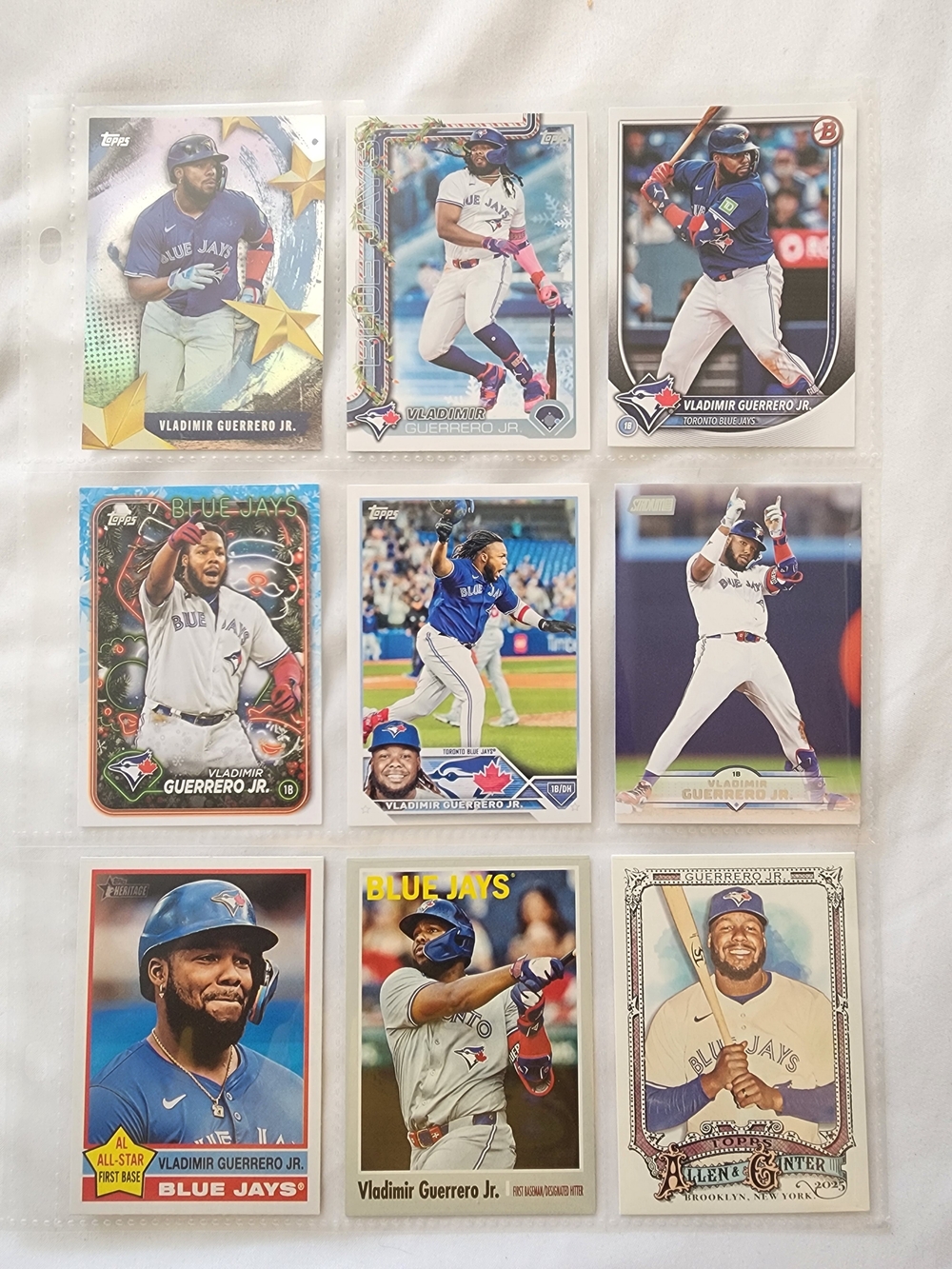 Topps Vladimir Guerrero Jr. Toronto Blue Jays Baseball Card Collection